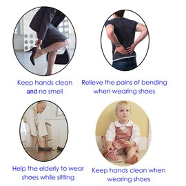 Travel Shoe Horn for Men, Women - Portable 6 Inch Long Shoe Horn, Easy to Take for Travel Use, Stainless Steel Shoe Helper Stick, Heavy Duty Unibody Metal Shoe Horn, Shoehorn