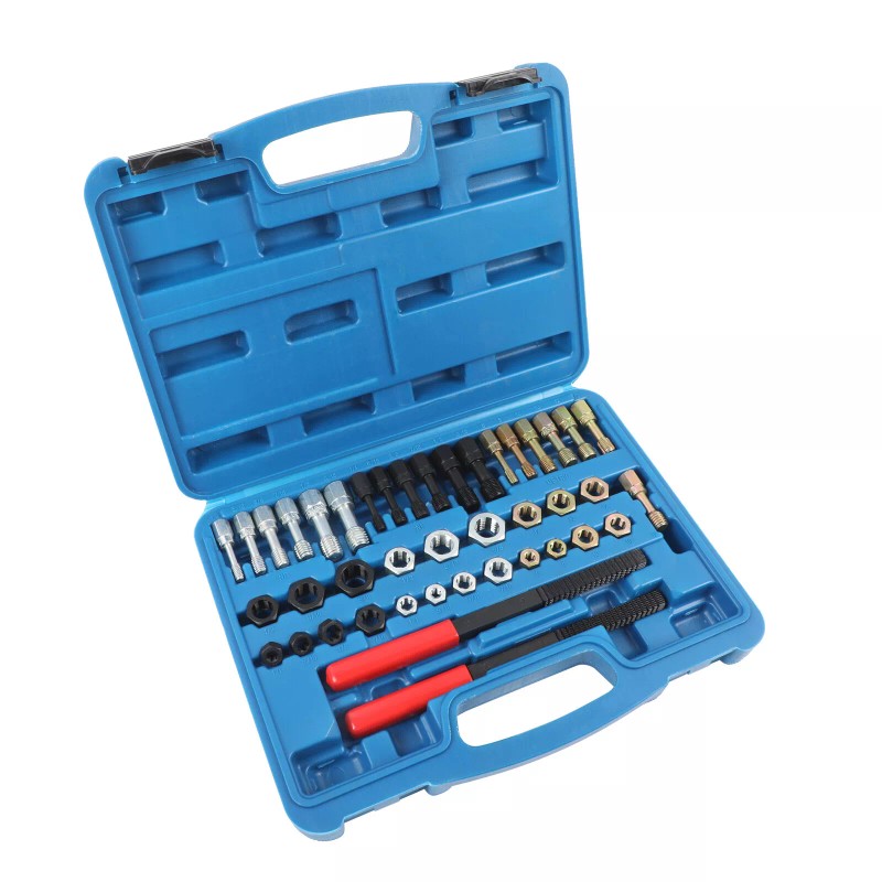 CMTOOL UNC/UNF/Metric Thread Repair Kit Thread Restorer Tool 42PCS Thread