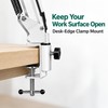 LED Magnifying Lamp with Desk Clamp & Adjustable Arm –