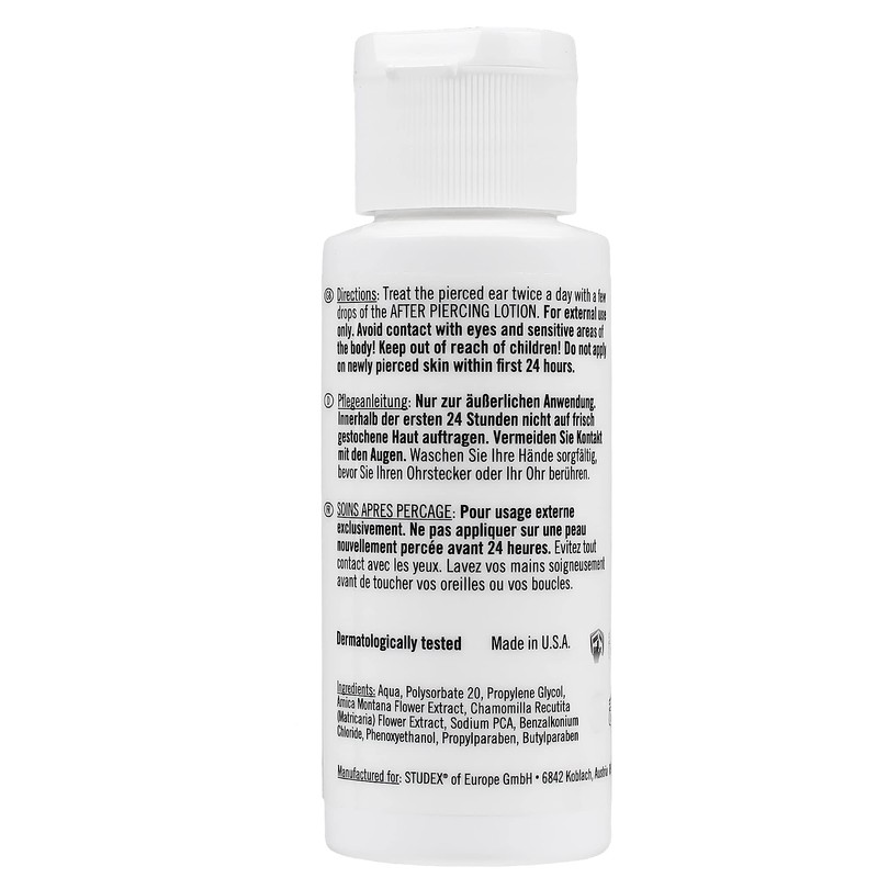 STUDEX Ear Piercing Cosmetic After Piercing Lotion 50 ml