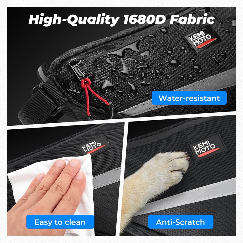 KEMIMOTO UTV Roll Bar Triangle Storage Bag, Water Resistant Universal