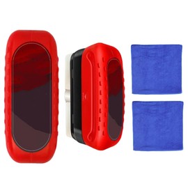 2 Stück Oil Film Cleaning Brush, Multifunktionale Kfz-öLfilm-ReinigungsbüRste, Cleaning Brush für Windschutzscheiben Autoscheiben und Spiegel,oil film cleaning brush,mit 2 Lappen