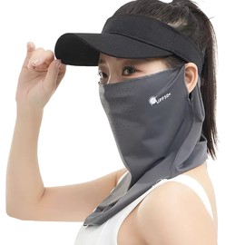 SATPULOT Sun Protection Face Cover, Repeatedly Washable, Sun Protection, UV Protection, Sun Protection, Face Guard, Outdoor, Sports, Biking, Camping, Golf, Sweat Absorbent, Quick Drying, Dustproof