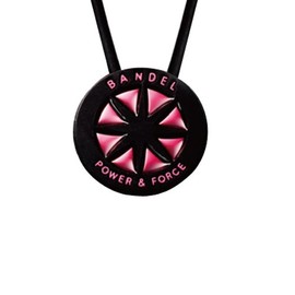 BANDEL Metallic Necklace [Black x Pink] 15.7 inches (40 cm)