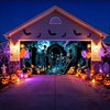 7 x 16 ft Halloween Garage Door Cover, Skull Garage
