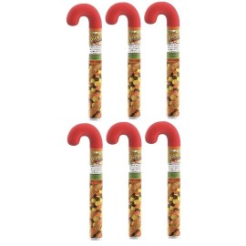 Reese's Lot of 6 Hershey's Reese Pieces Peanut Butter Holiday Candy Canes 1.4oz  11/2023