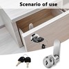 Cabinet Locks with Key,Durable Locker Locks with Key,Post Box Cam