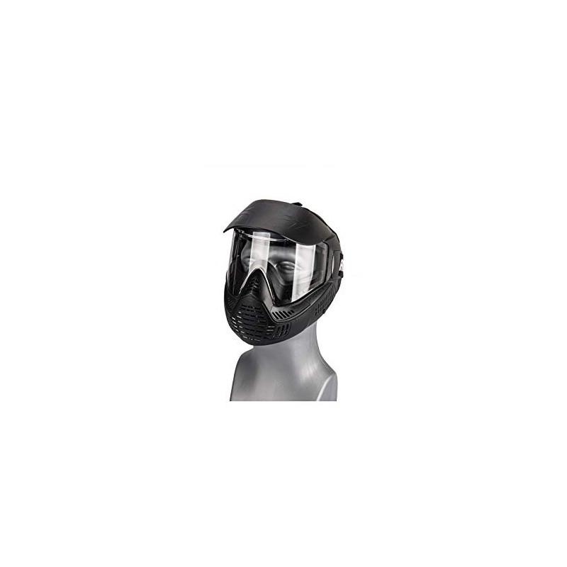 Lancer Tactical Full Face Airsoft Mask with Visor Black