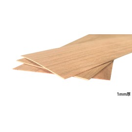 0.04 inch (1 mm) Thick Solid Wood Sheet Sliced Wood Cherry Blossom 1 Piece DIY Craft Material Material Cherry Board Thin Sheet (Black Cherry S: 3.7 x 11.6 inches (95 x 295 mm)