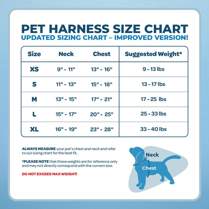 Best Pet Supplies Voyager Adjustable Dog Vest Harness Breathable No