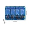ARCELI 4 Channel DC 5V Relay Module with Expansion Card