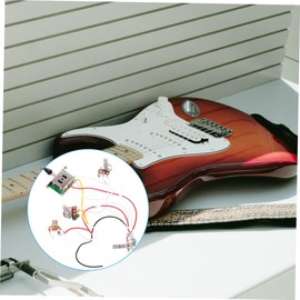 CORHAD Electric Guitar Switch Jack for Circuit Wiring Bass Pickup Guitar Wiring Kit Socket Replacement Professional Supplies