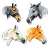 AK Wall Art Horses Set of 4 Car Vinyl Sticker - SELECT SIZE - (A) X-Small: 4"