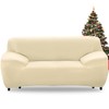 FIGOOO High Stretch Sofa Covers 2 Seater Sofa Slipcover Universal