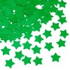 QUARKZMAN 60 g Confetti Stars Sequins Decoration Paper Table Decoration for Carnival Birthday Wedding Party Green