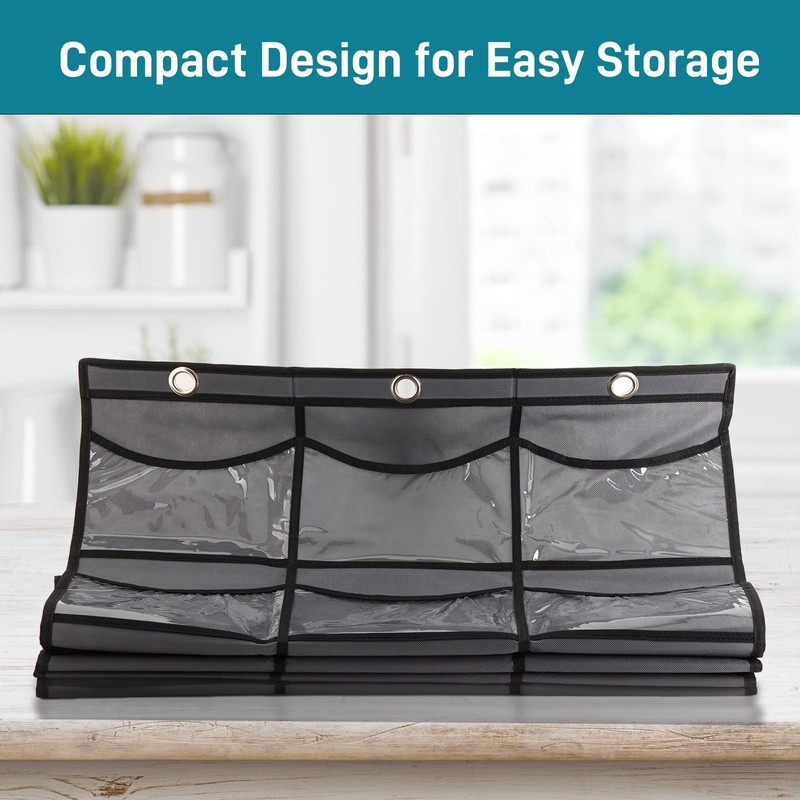 Fixwal Hat Organizer for Baseball Caps, 27 Pocket Over The