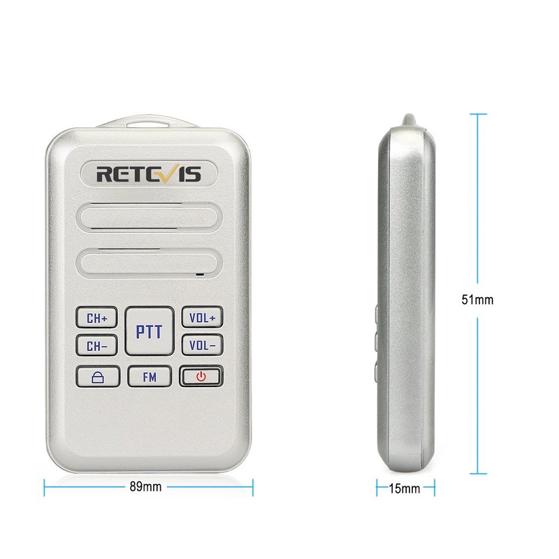 Retevis RT20 Small Walkie Talkies for Adults, Mini Size Portable