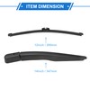 VekAuto 1 Set Rear Windshield Wiper Blade Arm Assembly Set