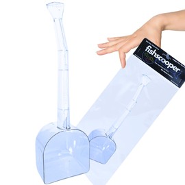 Fish Scooper, Fish Net Tool for Transfers, Fish Traps, Coral Dipping, Inspections Container, Photography, Saltwater & Freshwater Aquarium