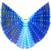 Rainbow LED Light-Up Butterfly Wings Costume, Illuminated Dance Wings for