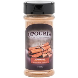 Upouria Cinnamon with Brown Sugar Shakeable Topping, 5.5 Ounce Bottle