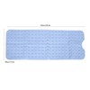 Suction Cup NonSlip Bathroom Mat Safety Shower Bath Mat Massage