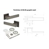 HEXIM Ricardo Borelli Q06 Door Handle for Bathroom / Toilet