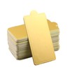 YYaaloa YYaaloa Mini Rectangular Golden Cake Boards Mousse Cupcake Base