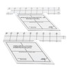 18inch Double Strip Quilting Ruler 60 Degree Diamond Quilt Ruler