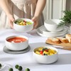 MALACASA 24 OZ Cereal Bowls, 5.8 Inch Soup Bowls Ceramic