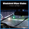 A ABSOPRO 3 Pcs Front Rear Windscreen Wiper Blades Set