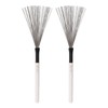 Drum Brush Steel Wire Maple Wooden Handle Percussion Tool Instrument