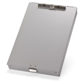Officemate Double Storage Aluminum Form Holder, Fits Forms 8.5 x 12-Inches, Silver (83207)