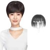 GFun 部分ウィッグ ヘアピース 頭頂部 女性用 つむじ隠し 白髪隠しウィッグ トップウィッグ トップピース 薄毛隠し