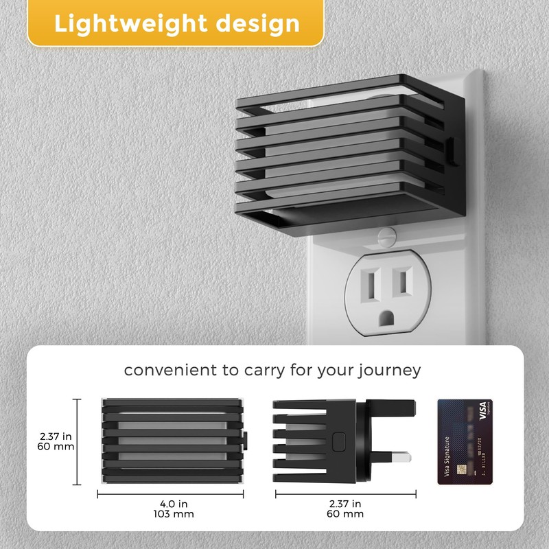 L LOHAS LED Night Lights Plug into Wall, 2 Pack