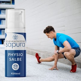 Kühlgel 2er Set - Physiosalbe Kühlsalbe mit Menthol Eukalyptus Aloe Vera bei Muskelkater Verspannung