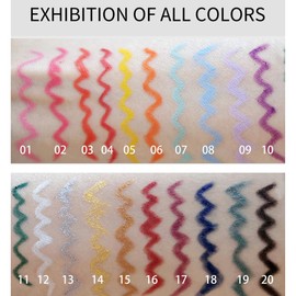 eye liner pencils retractable eyeliner creamy pigmented Multi-Use Longwear eyeliner pen 20 colors