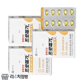 Lee4Chijeomppang Promega Altige Omega 3 Dual 520mg x 60 capsules 5 boxes Omega 3DHA / 리4치점빵 프로메가 알티지 오메가3 듀얼 520mg x 60캡슐 5박스 오메가3DHA