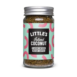 Little's Natural Island Coconut flavour instant coffee.50g Arabica coffee
