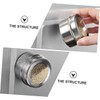 Ipetboom 8pcs Magnetic Stainless Steel Spice Tins with Transparent Lids