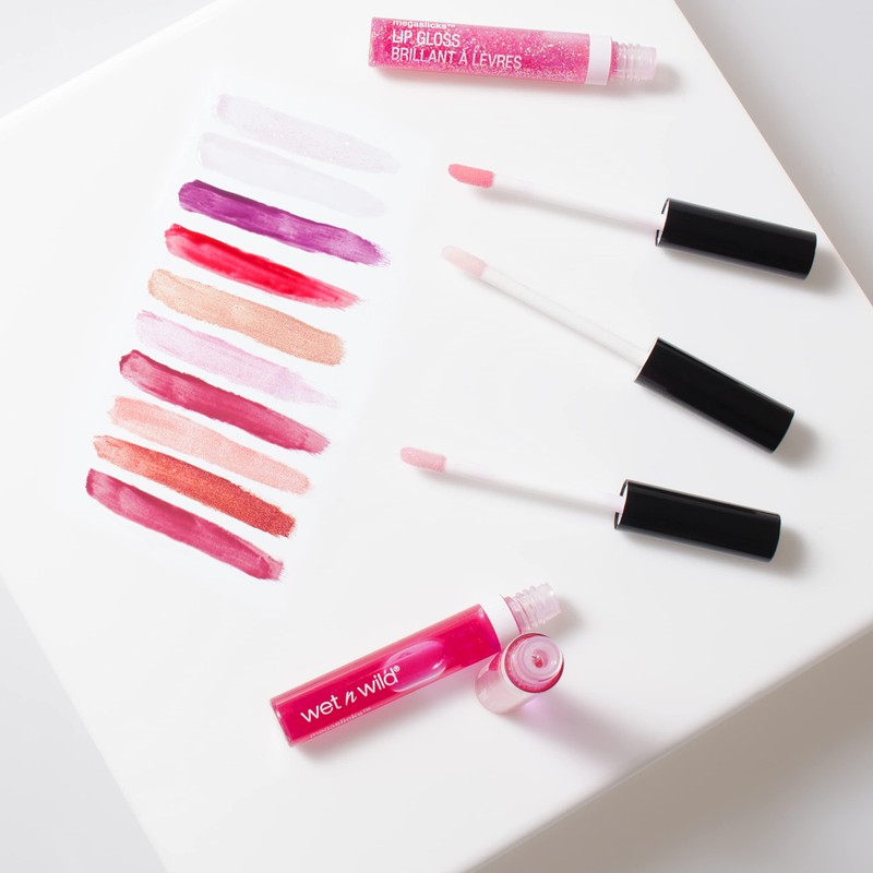 wet n wild MegaSlicks Lip Gloss, Ultra-Glossy, Vitamin-E Enriched, Ultra-Gloss