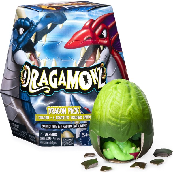 Dragamonz Collectible Figure & Trading Card Game Dragon Pack Mystery 1-Pack