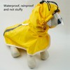 Hoodie Dog Raincoat Adjustable Reflective Windproof Lightweight Pet Rain Jacket