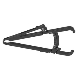Skinfold Caliper, Fat Measurement Tool, Body Fat Caliper, Corrosion Resistance for Measuring Body Fat (Black Centimetre Fat Saddle)