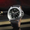 FORSINING Men PU Leather Automatic Mechanical Waterproof Watch Wristwatch