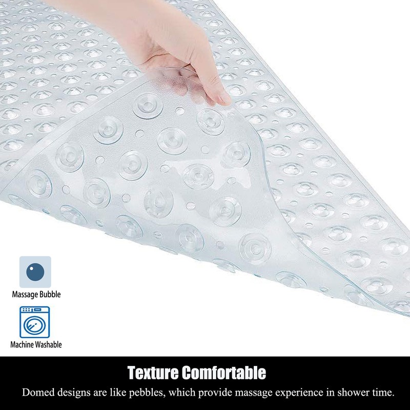 Bathtub and Shower Mats, 28 x 15 Inch Non-Slip Bath