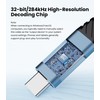 Tisino Male XLR to USB C Audio Output Cable, 32bit/384kHz,