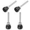 QUARKZMAN Set of 4 M4 x 40 mm Thread Knurled