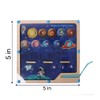 Space-Themed Magnetic Maze Toy - 8 Planets for Early Learning