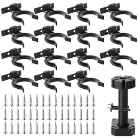 Kitchen Plinth Mounting Clips, Pack of 15 Kitchen Base Clips with 45 Screws, Robust Skirting Board Holders for Kitchen Plinths, Kickboard Mounting Clips for 32-42 mm Kitchen Feet